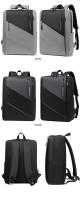 Mochila de Hombro para Negocios Impermeable Bolsa de Cinturón con Dobladillo para Laptop - details 15
