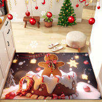 Decorativo Navidad Alfombra, Antideslizante, Felpudo de Navidad de Entrada, Alfombras Absorbente de Navidad, Navidad Felpudo, Alfombra de Decoración de Navidad para Salón Baño - details 4