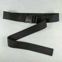 Cinturón de Lona para Entrenamiento Militar al Aire Libre Hecho de Plástico con Hebilla Negro - details 1