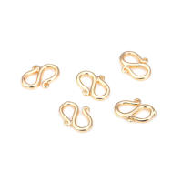 Cierre de latón color oro de 18K en forma de S y M para pulseras y collares, suministros para la fabricación de joyería, accesorios para bricolaje. - details 39