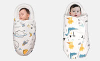 Saco de dormir para bebé de 0 a 6 meses, sobres para recién nacidos, envolturas para bebé, 2,5 TOG, diseño de capullo de algodón suave, Protector de cabeza y cuello - details 8