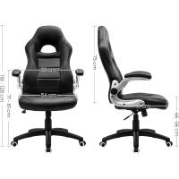 Silla de Racer Ajustable de Altura Diseño de Inclinación Abrazaderas Desmontables Para Juegos - details 2