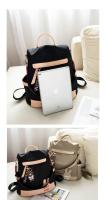 Mochila antirrobo para mujer, nueva mochila pequeña de viaje de lona de tela Oxford versátil a la moda, bolso escolar de gran capacidad - details 9