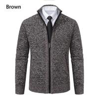 Jersey de punto para hombre, cárdigan, suéter de lana, chaqueta casual cómoda y cálida. - details 7