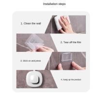 Soporte para secador de pelo sin perforación, soporte para secador de pelo montado en la pared ajustable a mano, resistente al agua, ahorra espacio, soporte para ducha perezoso - details 5