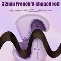 Herramienta para rizador de pelo de 32MM, rollo de huevo, estilo duradero, calentamiento rápido, rizador eléctrico de onda profunda, 4 temperaturas ajustables - details 3