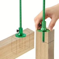 Medidor de marcado de rueda europea de aleación de aluminio, mango ergonómico paralelo ajustable, herramienta de marcado de madera, líneas de alta precisión - details 8