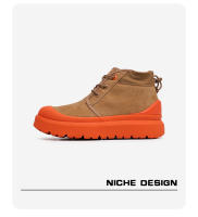 Botas de nieve impermeables gruesas de pelo sintético antideslizante integrado de piel con suela gruesa - details 4