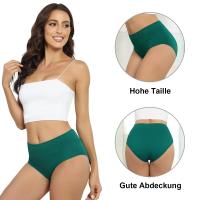 Ropa interior para mujer, Falda elástica de algodón, Bragas de cintura alta, 5 unidades - details 1