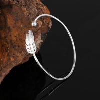 Pulsera de Plata Elegante Ajustable en Metal 925 con Plumas Regalo Ideal para Mujeres y Niñas - details 3