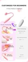 Aplicación inteligente inalámbrica portátil de larga distancia control remoto vibrante huevo Kegel bola G-spot masajero vibrador para pareja de mujeres - details 1