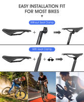 Asiento de Bicicleta Profesional WEST BIKING Ultraligero Hueco de Cuero Suave para Carreras de Bicicletas de Montaña y Carretera - details 10