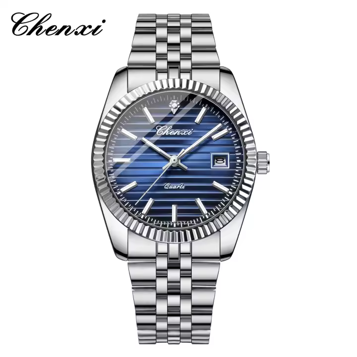 Reloj para hombre reloj de cuarzo de negocios de moda reloj para hombre calendario luminoso impermeable - 1