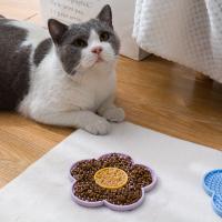 Alfombrilla de Comida para Mascotas en Forma de Girasol Anti-estragado para Gatos - details 0