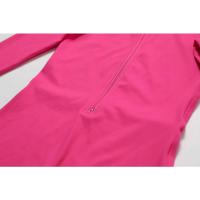 Mono deportivo de manga larga con cremallera frontal para mujer, mono con control de barriga, pantalones cortos de yoga, mono deportivo de una pieza - details 16