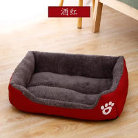 Cama de Mascotas Colorida Nido Cuadrado para Perros y Gatos Tamaño Pequeño a Grande - details 6