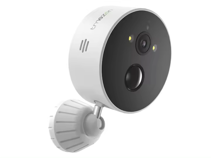 TMEZON-cámara de seguridad IP inalámbrica para exteriores, videocámara de 1080P con WIFI, batería recargable, Audio bidireccional, aplicación ICSEE de movimiento PIR - 1