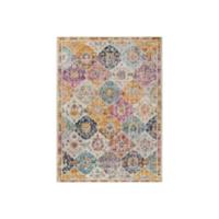 Alfombra Vintage - Alfombra Salon Grande, Habitacion, Cocina - Alfombras 160x220cm, Estilo Boho y Oriental Multicolor Azul y Naranja - details 13