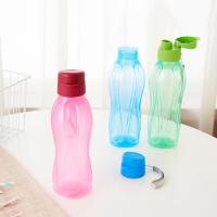 Botella de agua de plástico portátil de gran capacidad, vaso deportivo a prueba de fugas, hervidor de agua de Color sólido para gimnasio, 800/1100ML - details 1