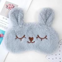 Máscara para dormir con los ojos vendados para dormir, máscaras suaves de felpa para los ojos, cubierta para el ojo de gato, máscara de felpa, parche para el ojo, cubierta para los ojos para la salud y la siesta - details 3