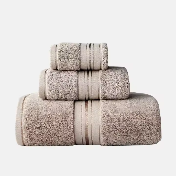 Baño de algodón grueso con mayor absorción de agua, toalla facial de afinidad suave para adultos - 1