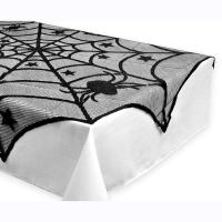 Manteles de araña Ence, pañuelos negros con calaveras, adornos para eventos y fiestas para Halloween - details 6