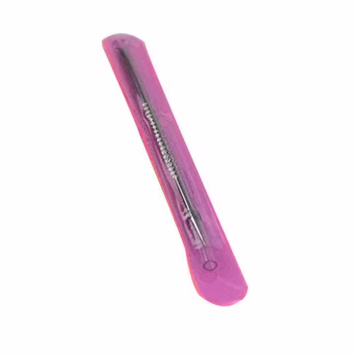 Limpiador de poros de 12 Cm, herramienta de belleza, removedor de espinillas y comedones de acero inoxidable, Extractor de imperfecciones de acné y espinillas - 1
