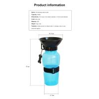 Botella de Agua Portátil para Perros Contenedor de Alimentos y Agua Almacenamiento para Mascotas - details 0