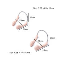 Alambre de acero de 1/2/3 piezas, equipo de natación de silicona suave antideslizante, duradero, accesorios para deportes acuáticos, Clip nasal, herramienta de buceo - details 1