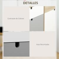 2 s Cerrados 2 Cajones Patas Elevadas Mara Pino Dormitorio Entrada 100x40x795 cm Multicolor - details 5