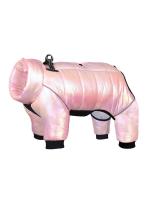 Chaqueta de plumón para perro, ropa impermeable para perros pequeños, mono con cuello incorporado, abrigo reflectante para mascotas, Bulldog Francés, Invierno - details 27