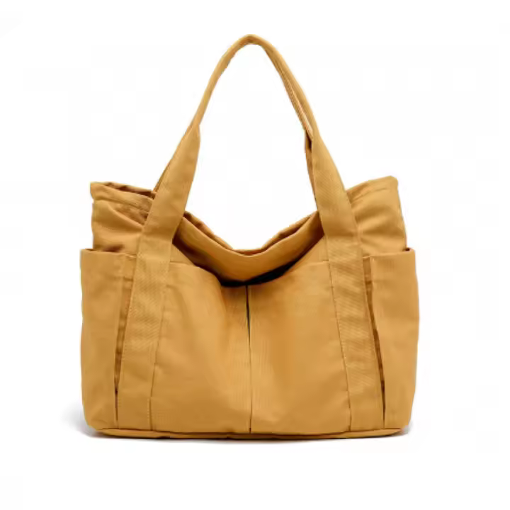 Bolso de mano de lona para mujer, bolso de hombro informal Hobo, bolsos de mensajero de gran capacidad - 1