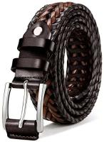 Cinturón vaquero tejido hueco deportivo informal para hombre, regalo para papá o novio - details 11