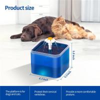 Dispensador de Agua Automático para Mascotas 2L con Iluminación LED Cable de Cadena para Alimentación de Mascotas - details 1