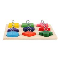 Juguetes Educativos para Mascotas de Madera Colorida Interactiva para Papagayos y Pájaros en General Útiles de Entrenamiento para Mascotas Domésticas Fabricado en China - details 5
