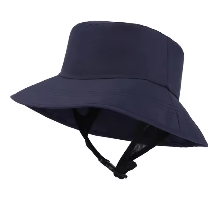 Sombrero de cubo para acampar a la moda Simple, Color sólido, a prueba de viento, sombrero de playa para exteriores, protección UV, gorra con protección solar transpirable para senderismo - 1