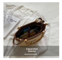 Bolso Cruzado de Verano 2025 Bolso de Mano Tejido de Paja para Mujeres - details 6