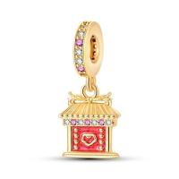 Abalorios de Danza de León y Gato de Sello de Plata Esterlina S925 100% Auténticos para Pulsera DIY de 3mm Joyería de Moda para Mujeres Regalo con Piedra de Zirconia - details 25