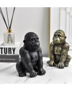 Gorilla diamante resina artesanías sala de estar escritorio Oficina decoración del hogar ornamento regalos creativos - details 5
