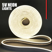 Tira de luces LED de neón de 5V de CC, señal de neón, cuerda de silicona impermeable, lámpara Flexible, 2 pines con cable de decoración del hogar, 3000k, 4000k - details 7