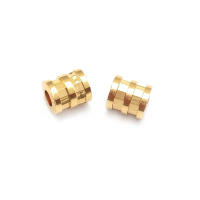 Gran Espaciador de Cilindro de Latón Dorado de 18K Accesorios para Hacer Pulseras - details 67
