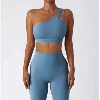 Conjunto de Yoga Sin Costuras para Mujeres Uniforme de Gimnasio de Entrenamiento Sujetador PIESS - details 28