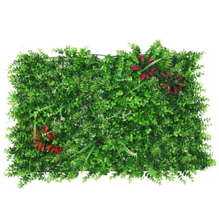 Panel de pared de hierba Artificial para boda o decoración del hogar, Prado Artificial, 60x40cm, 2 # - 1