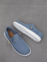 Zapatos de lona de hombre de talla grande para primavera y verano, estilo casual, ligeros y de un solo pedal. - details 5