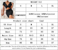 Vestido corto hueco de mujer vestido de manga corta ropa - details 0