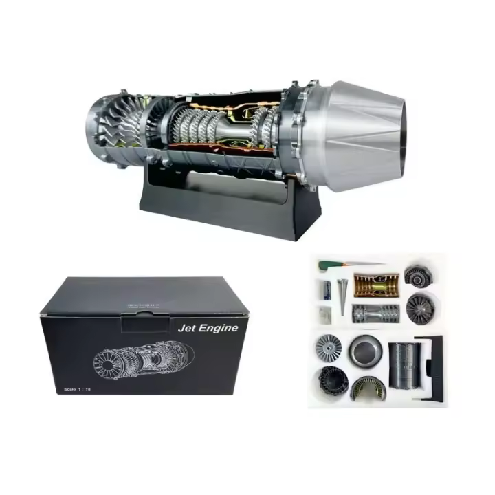 Modelo de turborreactor de MiG-29, juguete de combate, motor de combate, herramienta de enseñanza de laboratorio de ciencias, regalo de Festival hecho a mano DIY - 1