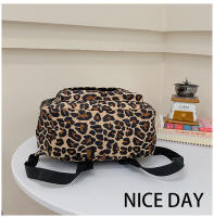 Bolsa de la escuela ins viento Japón y Corea campus estampado de leopardo de dibujos animados masculino y femenino estudiantes mochila de escuela media estudiante bolsa de la escuela bolsa de ordenador mochila de gran capacidad - details 4