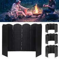 Mochila plegable para estufa de gas, camping, barbacoa, Parabrisas, con bolsa de transporte - details 1
