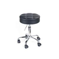 Taburete de Bar Juego de 2, Sillas de Bar Regulables en Altura en Piel Sintética, Taburete de Cocina Giratorio en 360 °   con Respaldo y Reposapiés, Acero Cromado, Gris Claro - details 13