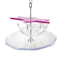 Juguetes colgantes para morder pájaros, estrella Hexagonal acrílica, caja de comida creativa para loros, fácil instalación multicapa, alimentador de forrajeo de aves - details 1